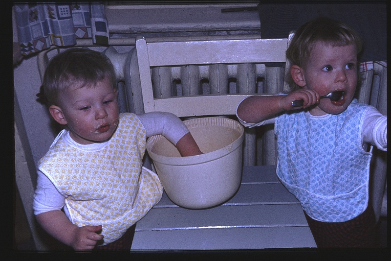 11.Regensburg apr 1965 Brigitte,Marion.JPG